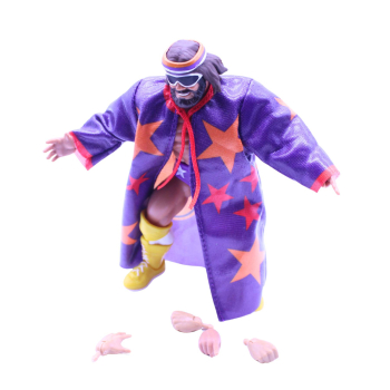 WWE Superstars Macho Man Randy Savage – Retro Actionfigur im 80er-Stil | Mattel 2023